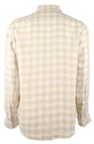 Michael Kors Men's Linen Slim Fit Long Sleeve Shirt