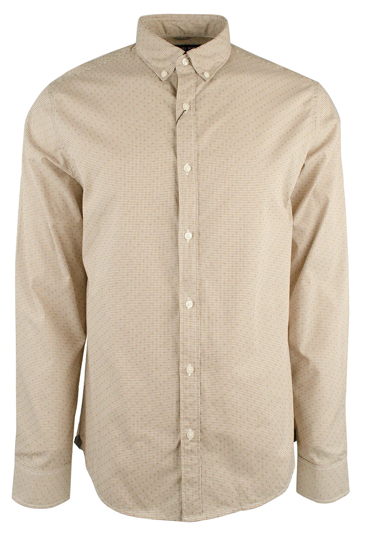 Michael Kors Men's Slim Fit Cotton Long Sleeve Shirt DH XL