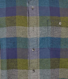 Camisa de franela de manga larga a cuadros Bonfire Canyon Beach de Tommy Bahama para hombre, talla grande y alta, color oliva quemado 4XB