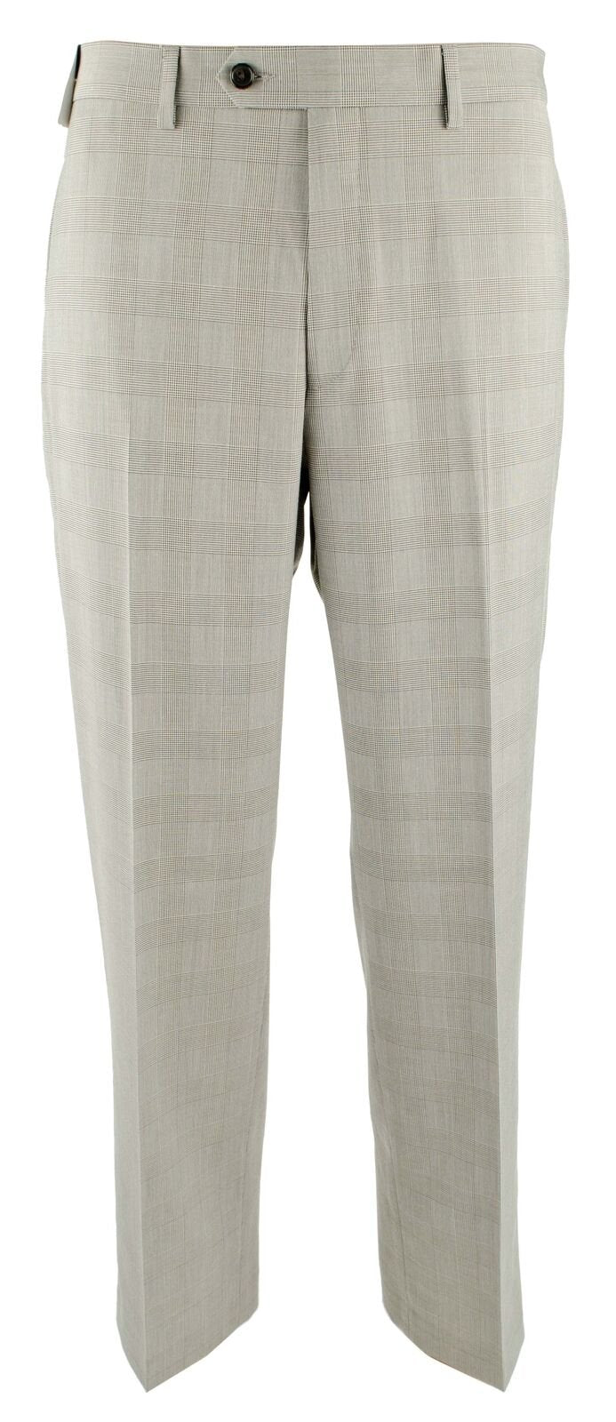 Ralph Comfort Flex Flat Front Dress Pants-BW-33Wx30L Black/White