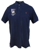 Polo Ralph Lauren Men's Classic Fit Mesh Nautical Short Sleeve Polo Shirt HNvy