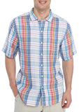 Tommy Bahama Men's Tellaro Plaid Camp Shirt-W-S