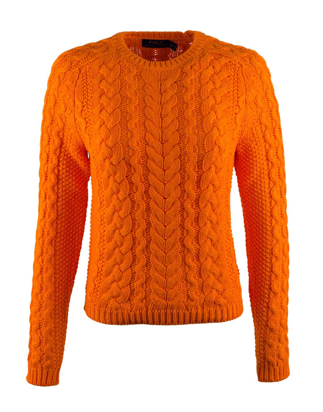 Polo Ralph Lauren Women's Aran-Knit Crewneck Sweater-SO-XS