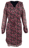 Ralph Lauren Women's Floral A-Line Cold Shoulder Dress