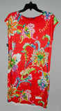 Customer Return Lauren Ralph Lauren Women's Petite Floral Print Midi Shift Dress-OM-PXS