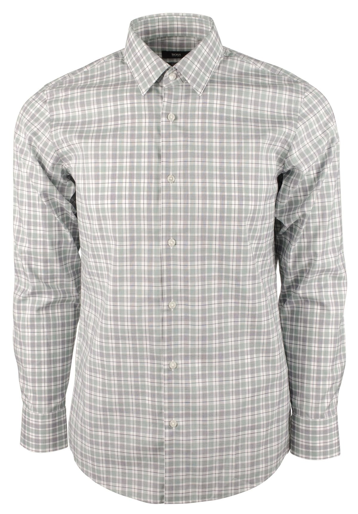 Hugo Boss Men's Enzo Regular Fit Easy Iron Long Sleeves Shirt MG 15 (32/33)