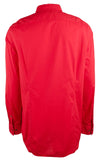 Michael Kors Men's Slim Fit Garment Dyed Long Sleeve Shirt-F-XL Flame