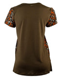 Michael Kors Women's Leopard Print T Shirt Top