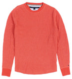 Tommy Hilfiger Men's Waffle Style Long Sleeve Shirt-PR-S