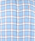 Southern Tide Erkek Kenevir Karışımlı Headland Bayfront Ekose Spor Gömlek Küçük Tekne Mavisi