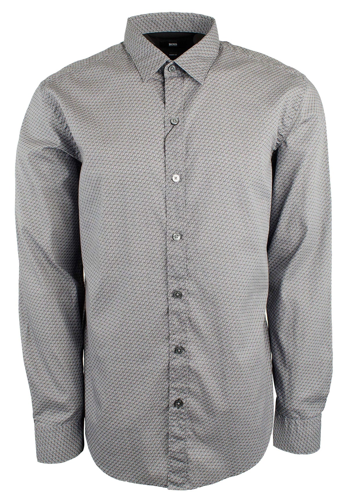 Hugo Boss Men's Sharp Fit Cotton Printed Casual Shirt