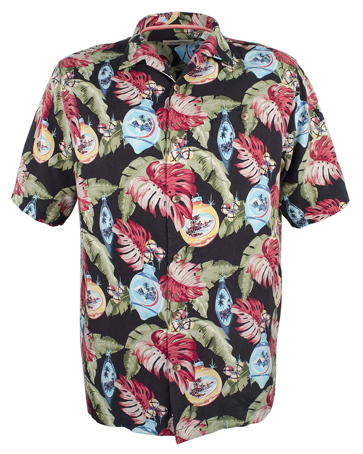 Tommy Bahama Men's Big and Tall with Bells on Camp Short Sleeve Shirt-B-2XT