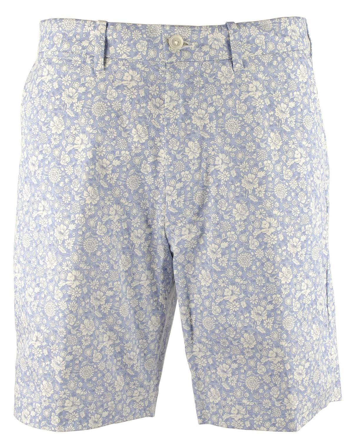 Polo Ralph Lauren Men's Classic Fit 9 Inch Stretch Shorts Blue/White