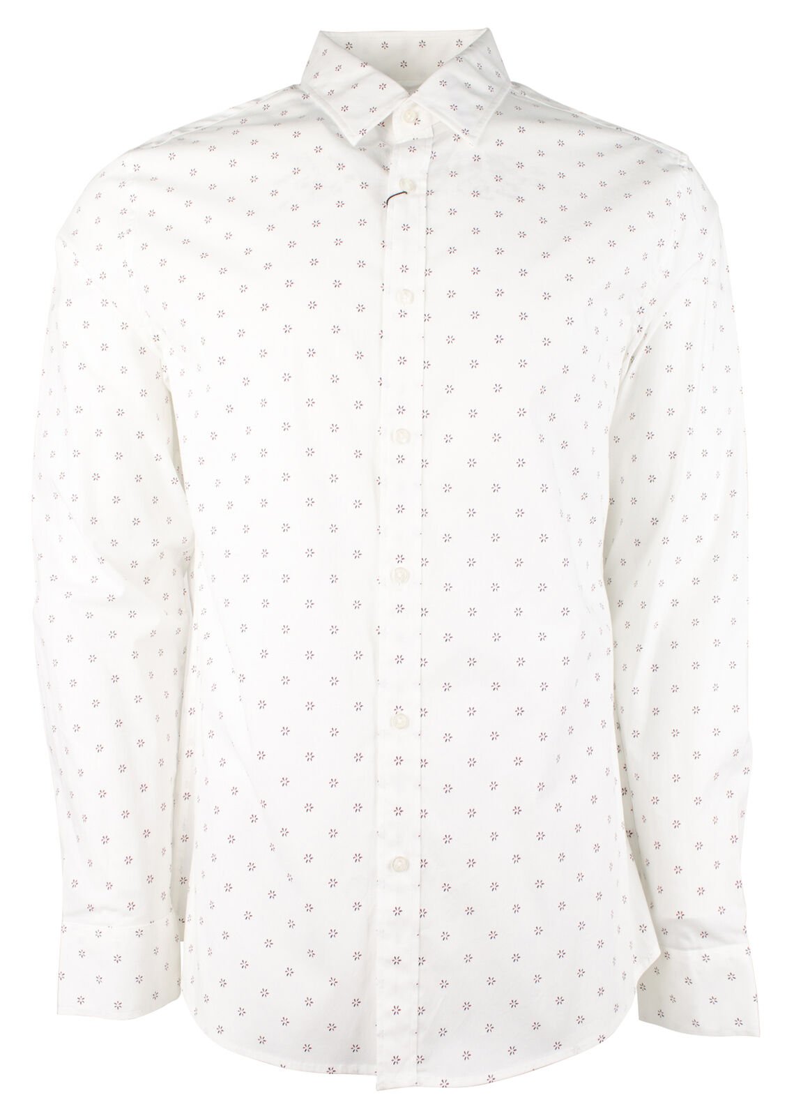 Michael Kors Men's Stretch Slim Fit Long Sleeve Shirt