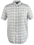 Michael Kors Men's Paxton Print Short Sleeve Shirt S Small
