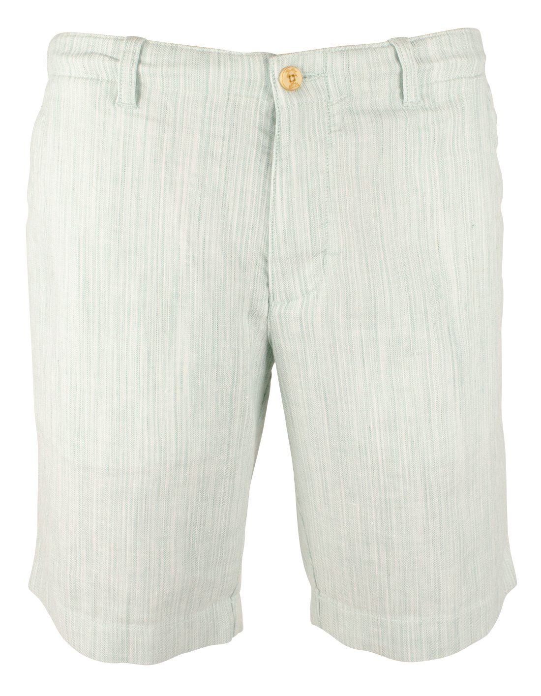 Tommy Bahama Men's Harbor Herringbone Stretch-Linen 10" Inseam Short (Malibu, Small)