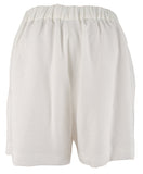 Vince Camuto Women's Summer Heat Solid Pull On Shorts Ivory 14