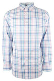 Camisa a cuadros de manga larga Coastal Passage Sky Valley para hombre de Southern Tide, color orquídea pétalo grande