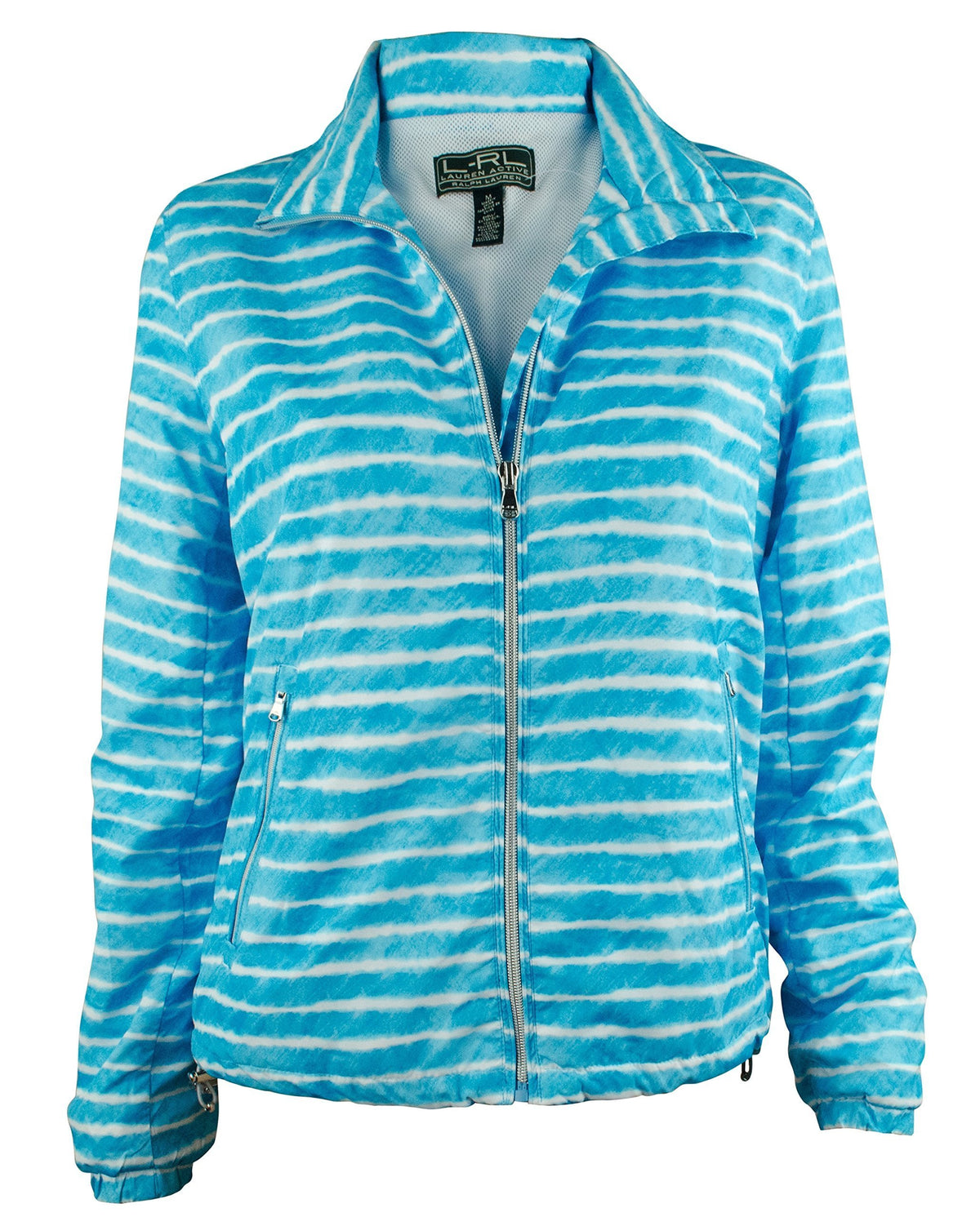 Ralph Lauren Active Women's Zip Up Striped Active Jacket