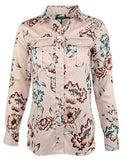 Lauren Ralph Lauren Women's Petite Floral Cotton Sateen Top