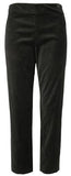 Ralph Lauren Women's Plus Size Stretch Velvet Skinny Ankle Pants