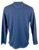 Camisa de manga larga Henley Oahu Shores de Tommy Bahama para hombre, color azul Bering, talla pequeña