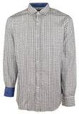 Bugatchi Men's Shaped Fit Long Sleeves Shirt