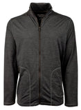 Tommy Bahama Erkek Yeni Roger Point Tam Fermuarlı IslandZone Sweatshirt Ceket Kömür Küçük
