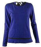 Ralph Lauren Women's Contrast Trim Pullover Sweater