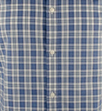 Michael Kors Men's Long Sleeve Plaid Cotton Slim Fit Shirt SB L