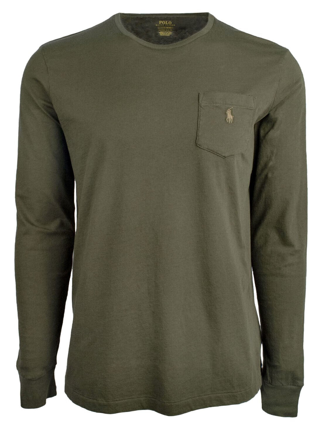 Customer Return Polo Ralph Lauren Men's Custom Slim Fit Cotton Long Sleeve