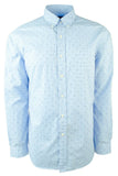 Polo Ralph Lauren Men's Mini Anchor Print Poplin Long Sleeve Shirt
