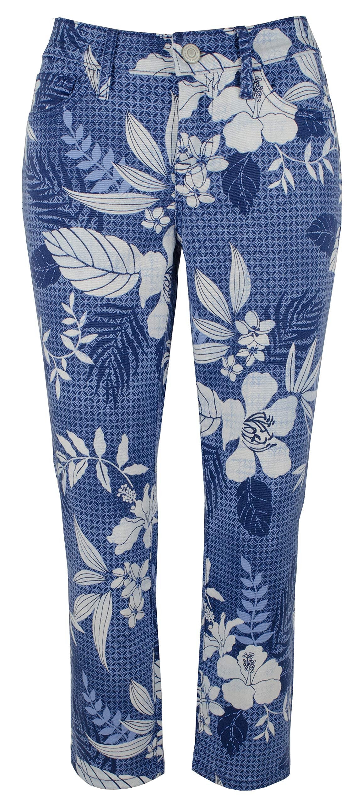 Tommy Bahama Women's Basta Blossoms Crop Pants INvy 27