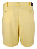 Men's Classic Fit Stretch 9" Flat Front Chino Shorts Yellow 38