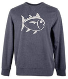 Sudadera de manga larga para hombre de Southern Tide Gameday Upper Deck, color azul marino jaspeado, talla XL