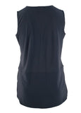 Lauren Ralph Lauren Women's Plus Size Sleeveless Keyhole Tank-B-3X Blue