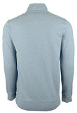 Camisa estilo pulóver con cremallera de un cuarto de Skipjack para hombre de Southern Tide, color azul jaspeado, talla pequeña