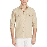 Polo Ralph Lauren Men's Big & Tall Military Inspired Button Down Shirt