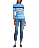 Lauren Ralph Lauren Women's Petite Cotton Blend Boatneck Sweater LN PXS