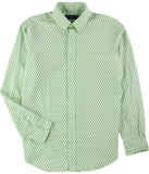 Ralph Lauren Men's Paisley Print Long Sleeve Shirt-G-S Green