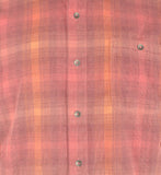Tommy Bahama Men's Long Sleeve Coastline Cord Redwood Check Camp Shirt Medium