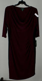 Customer Return Lauren Ralph Lauren Women's Plus Size Cowl neck 3/4 Sleeve
