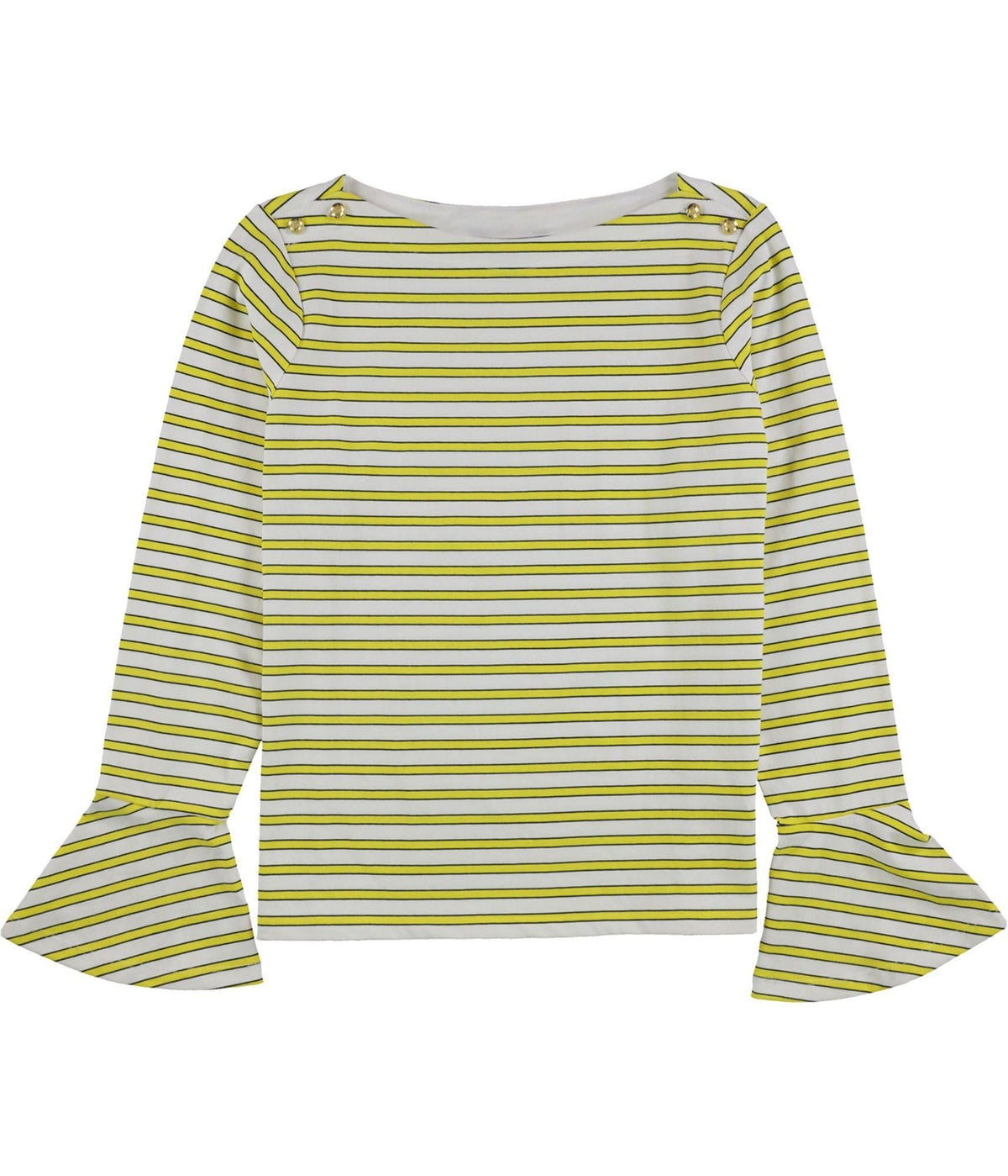 Women's Petite Bell-Sleeve Top-WM-PM