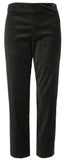 Ralph Lauren Women's Plus Size Stretch Velvet Skinny Ankle Pants