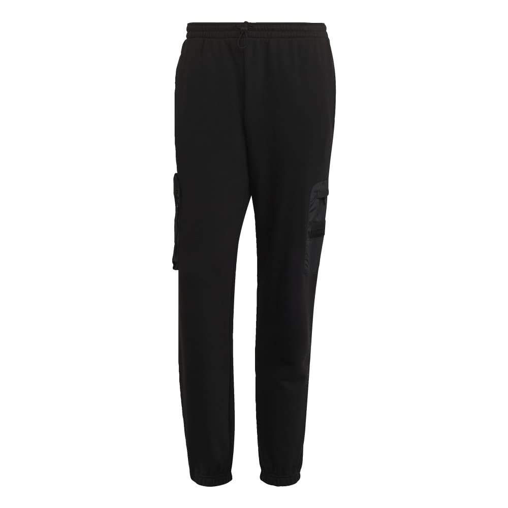 Adidas Men's Regular Fit Q4 Cargo Jogger Sweatpant Black X-Small