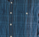 Polo Ralph Lauren Men's Plaid Long Sleeve Button-down Shirts Blue