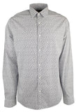 Michael Kors Men's Slim Fit Botanical Cotton Long Sleeve Shirt