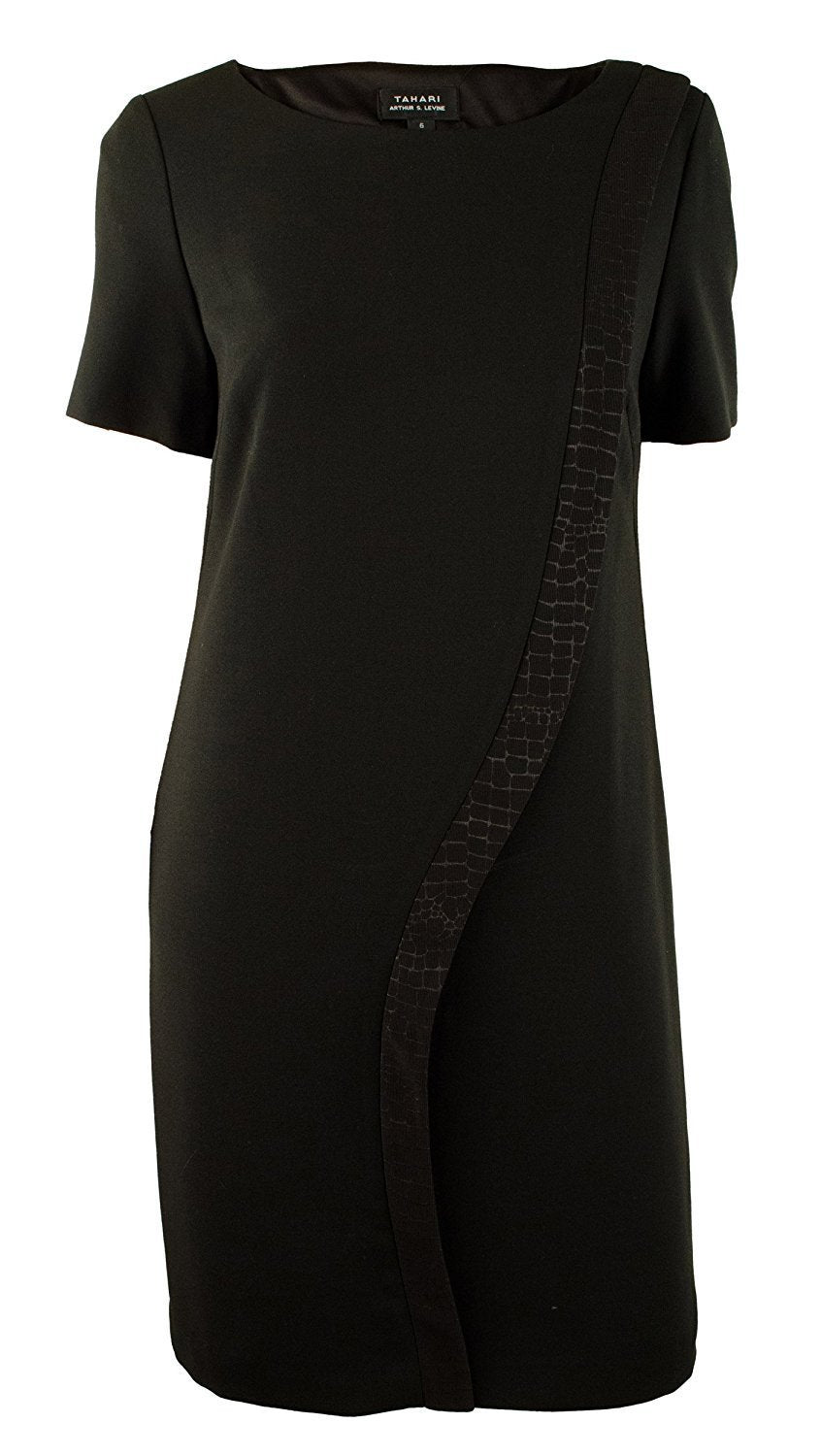 Tahari by ASL Women's Kevin Embossed Stripe Shift Dress