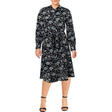 Lauren Ralph Lauren Women's Printed Crepe Shirtdress NM 16