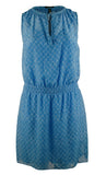 Lauren Ralph Lauren Women's Plus Size Sleeveless Printed Georgette Dress